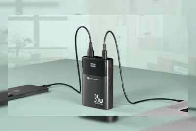 Portronics Titan 35 Resmi Meluncur, Power Bank 20.000mAh dengan Fast Charging 35W dan Kabel Terintegrasi