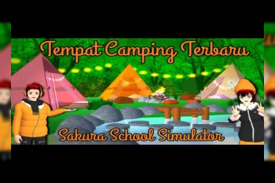 Cara Membuat Arena Glamping di Sakura School Simulator yang Estetik dan Mewah