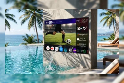 Outdoor TV 4.000 Nits WeMoove Siap Temani Piala Dunia di Segala Cuaca