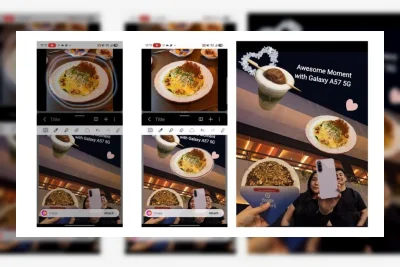 Cara Bikin Scrapbook Digital Estetik di Galaxy A57 5G, Cukup Pakai Multi Window dan Drag & Drop