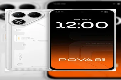 Pova 8 5G Resmi Meluncur dengan Baterai 8000mAh, Layar 144Hz dan Dimensity 7100