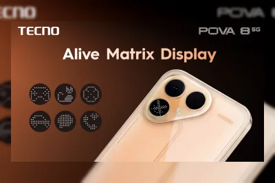 TECNO POVA 8 5G Resmi Meluncur dengan Baterai 8.000 mAh dan Alive Matrix Display