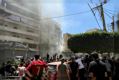 Israel Serang Pinggiran Beirut Jelang Kesepakatan AS-Iran