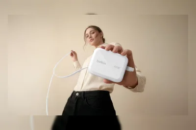 Belkin Luncurkan Charger GaN 45W dengan Kabel USB-C Bawaan yang Bisa Ditarik