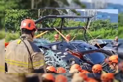 Evakuasi Helikopter Jatuh yang Tewaskan Oliver Tree di Brasil