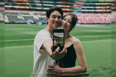 EJAE Rayakan Pengalaman Piala Dunia yang Luar Biasa Bersama Tunangan