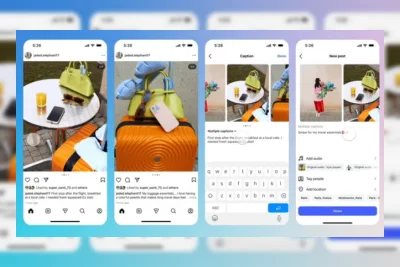 Instagram Uji Fitur Caption Berbeda per Slide di Indonesia