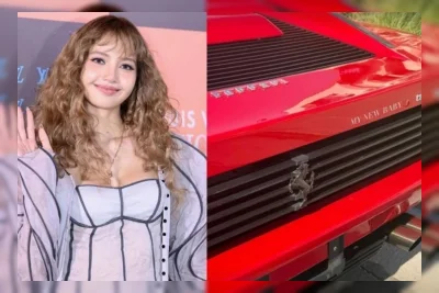 Setelah Rumah Rp75 M, Lisa BLACKPINK Pamer Mobil Ferrari Mewah