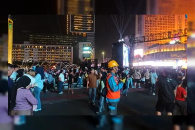 PLN Kawal Keandalan Listrik Perayaan HUT ke-499 Jakarta di Bundaran HI