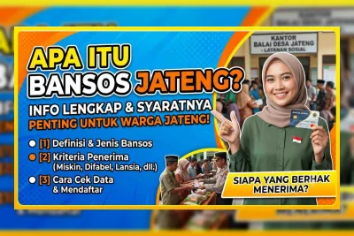 Cara Cek Bansos Jateng 2026 Lewat HP, Cukup Modal NIK KTP