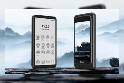 BigMe HiBreak Dual 2 Resmi Meluncur, Ponsel E-Ink Layar Ganda Berwarna Pertama di Dunia