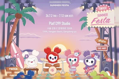 TWICE Gelar Pop-Up Store Bertema Musim Panas Sebelum Final Tur Dunia