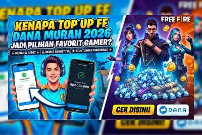 Cara Top Up FF Dana Murah 2026: Trik Hemat Diamond Free Fire