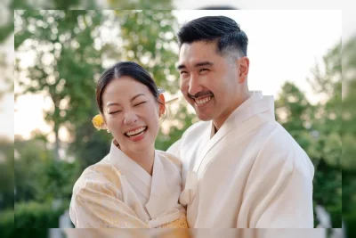 Arden Cho, Pengisi Suara 'KPop Demon Hunters', Menikah di Italia dengan Hanbok