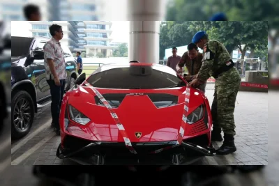 Lamborghini Huracan Disembunyikan di Gang Kecil, Disita Kejagung