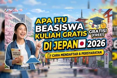 Beasiswa Kuliah Gratis di Jepang 2026, Peluang Emas yang Sedang Dibuka Sekarang