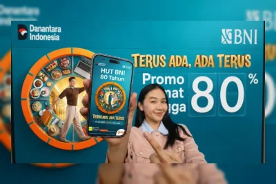 BNI Rayakan 80 Tahun dengan Program Promo 'Terus Ada, Ada Terus'