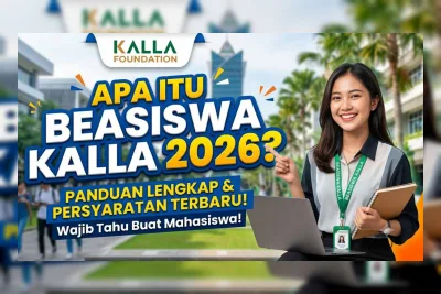 Beasiswa Kalla 2026 Dibuka, Bantuan UKT hingga Rp7,5 Juta per Semester