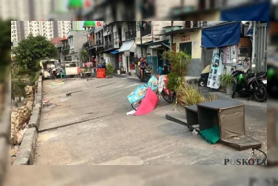 DPRD Jakarta Desak Pemprov Segera Perbaiki Jalan Amblas di Pulo Gadung