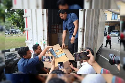 Polda Banten Sita 44.500 Bungkus Rokok Ilegal di Serang, 3 Orang Ditangkap