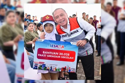 Pertamina Salurkan Ribuan Paket Seragam Sekolah Gratis untuk Siswa Prasejahtera