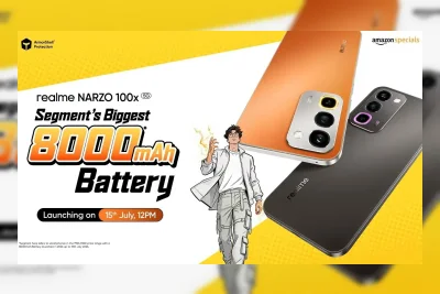 Realme Narzo 100x 5G Resmi Meluncur 15 Juli, Bawa Baterai 8.000mAh dan Fitur AI Google Gemini
