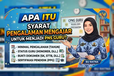 Syarat Pengalaman Mengajar untuk PNS Guru 2026: CPNS vs PPPK Berbeda