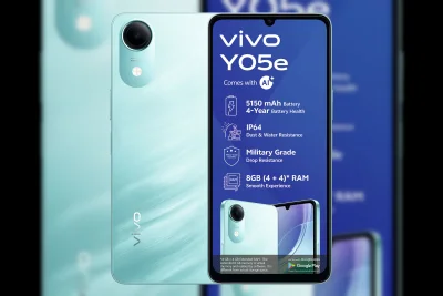 Vivo Y05e Resmi Dijual dengan Baterai 5.150 mAh dan Ketahanan Militer