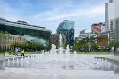 Seoul Buka 212 Area Bermain Air Gratis untuk Lawan Panas Musim Panas