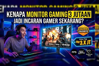 5 Monitor Gaming Harga 3 Jutaan Terbaik Juli 2026, Sudah QHD 165Hz