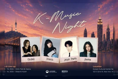 Musisi Akustik dan R&B Korea Siap Hibur New York di 'K-Music Night'