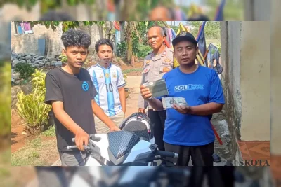 Motor Diduga Hasil Curian Ditemukan di Kebun Singkong, Polisi Kembalikan ke Pemilik