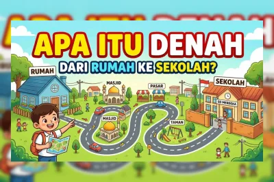 Contoh Gambar Denah dari Rumah ke Sekolah Terbaru Juli 2026 yang Gampang Ditiru