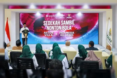 BAZNAS, LTM PBNU, dan Sound Rhythm Luncurkan Program Sedekah Sambil Nonton Bola