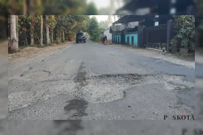 Jalan Bama–Pagelaran di Pandeglang Kembali Rusak Usai Dibangun Program Bang Andra