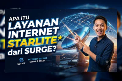 Surge Luncurkan Starlite, Layanan Internet Wi-Fi 7 Pertama di Indonesia Juli 2026