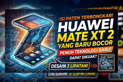 Paten Huawei Mate XT 2 Bocor, Desain Baru Bikin Heboh Jagat Foldable 2026