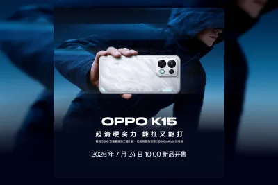 Spesifikasi dan Desain Oppo K15 Resmi Dikonfirmasi Sebelum Peluncuran Pekan Depan
