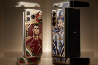 Caviar Luncurkan Galaxy Z Fold 8 dan iPhone 17 Pro Edisi Messi dan Ronaldo