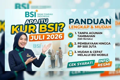 KUR BSI Juli 2026 Resmi Dibuka, Plafon Tembus Rp500 Juta dengan Margin 6 Persen