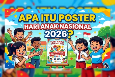 Poster Hari Anak Nasional 2026: Desain Terbaru, Tema, dan Link Download Resmi