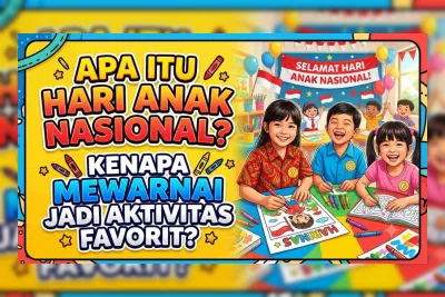 Mewarnai Gambar Hari Anak Nasional 2026: Ide Sketsa Terbaru untuk Rayakan HAN ke-42