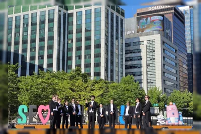 Grup A Cappella Yale Bawakan Lagu K-Pop di Galeri Seoul