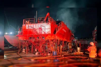 Kapal Basarnas Terbakar saat Diperbaiki di Galangan Muara Baru, Polisi Dalami Unsur Kelalaian