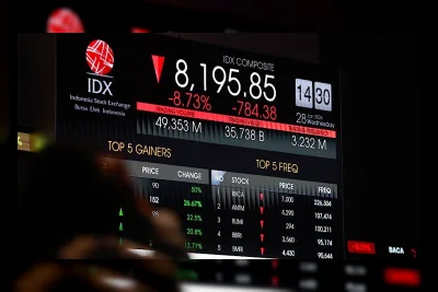 IHSG Ditutup Melemah 1,88% ke 6.196, Saham BMRI dan AMMN Jadi Pemberat
