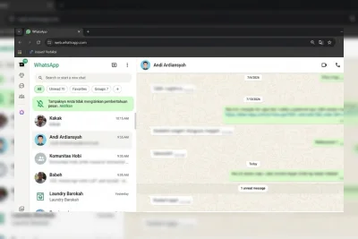 4 Cara Membuat Chat WhatsApp Web Jadi Blur, Privasi Terjaga di Tempat Umum