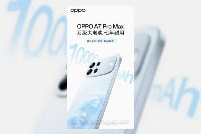 Oppo A7 Pro Max Resmi Meluncur 4 Agustus dengan Baterai 10.000 mAh