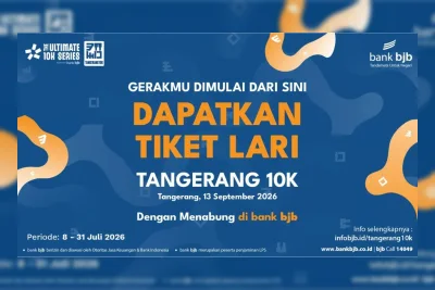 Cara Mudah Dapat Tiket Lari Tangerang 10K Lewat Program Menabung bank bjb