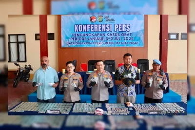 Peredaran Obat Keras di Jakpus Marak, 118.494 Butir Disita