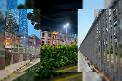 Warganet Heboh, Sejumlah Mal Besar Pasang Pagar Tinggi Berlapis Kawat Berduri